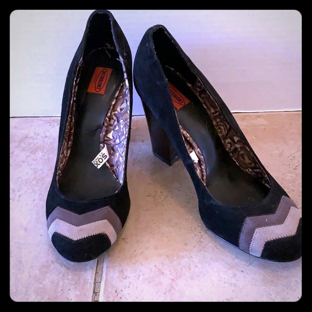 Missoni for Target black suede heels - size 7.5